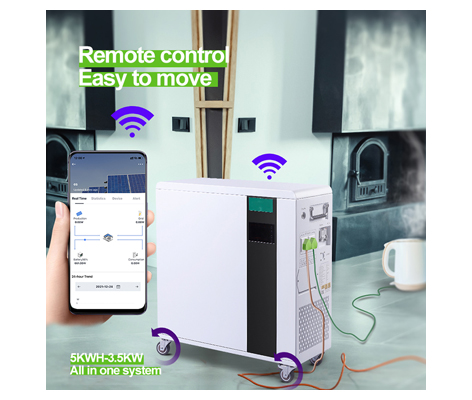 Hệ thống lưu trữ năng lượng mặt trời hybrid 5kwh tất cả trong một tại nhà