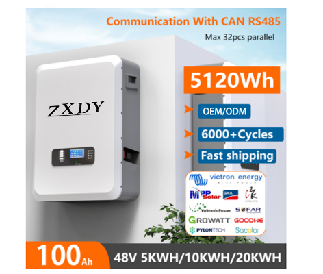 Bộ pin Lithium 48V 5KW Powerwall LiFePO4 100Ah